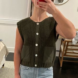 Zara Green Sweater Top